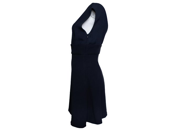 Miu Miu, abito blu senza maniche - vista 2