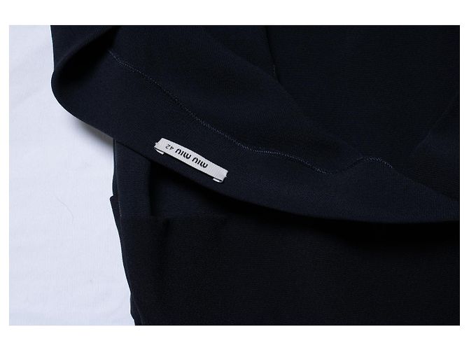 Miu Miu, abito blu senza maniche - vista 6