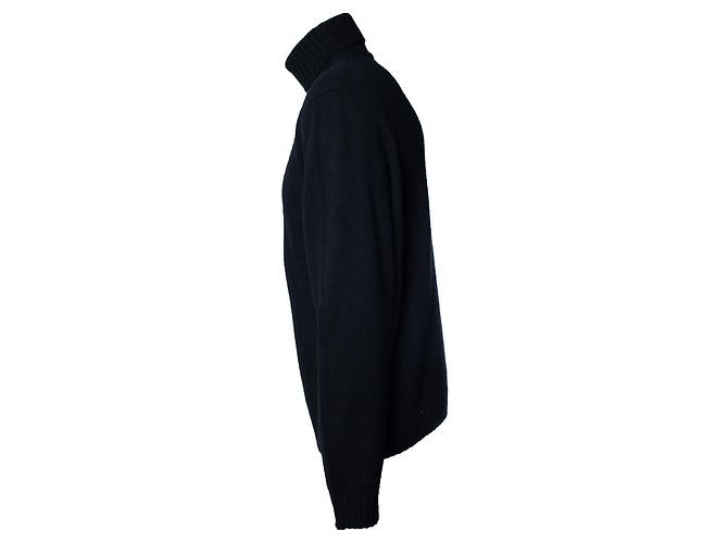 Autre Marque Filippo de Laurentiis, suéter negro de cuello alto - vista 2