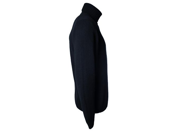 Autre Marque Filippo de Laurentiis, suéter negro de cuello alto - vista 4