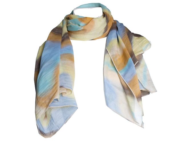 Jacquemus, Multicolor square silk and cotton scarf Multiple colors - view 2