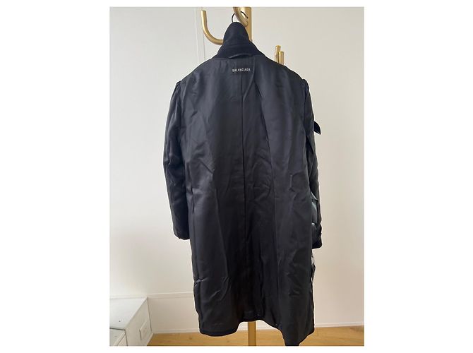 Balenciaga Wollmantel Schwarz - Ansicht 6