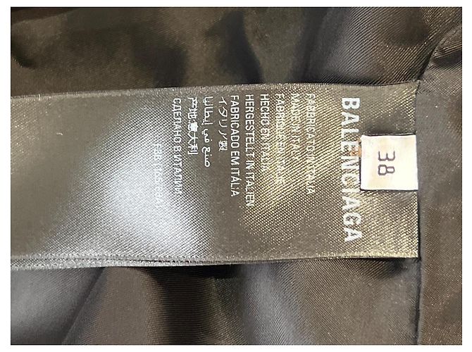 Balenciaga Wollmantel Schwarz - Ansicht 9