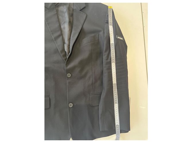 Blazer Balenciaga de lana negro - vista 13