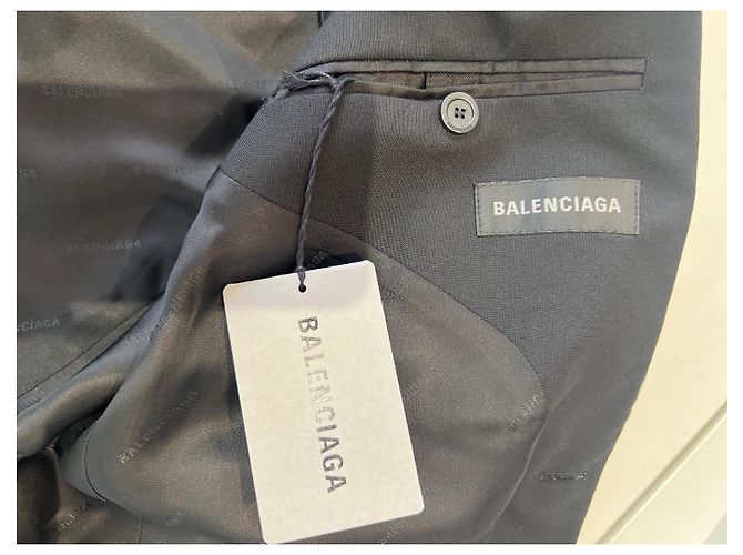 Blazer Balenciaga de lana negro - vista 15