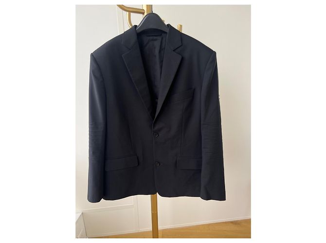 Blazer Balenciaga de lana negro - vista 2