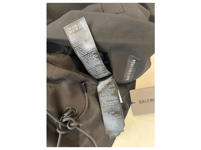 Blazer Balenciaga de lana negro - vista 20