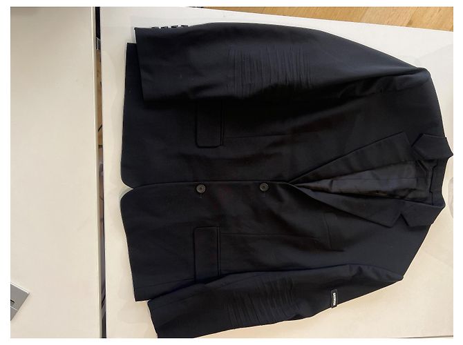 Blazer Balenciaga de lana negro - vista 8