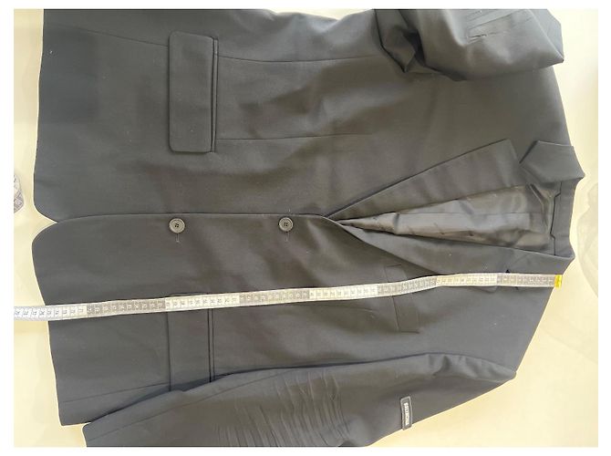 Blazer Balenciaga de lana negro - vista 9