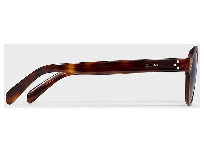 Céline CELINE SONNENBRILLE SCHWARZER RAHMEN 60 AUS ACETAT Braun - Ansicht 5