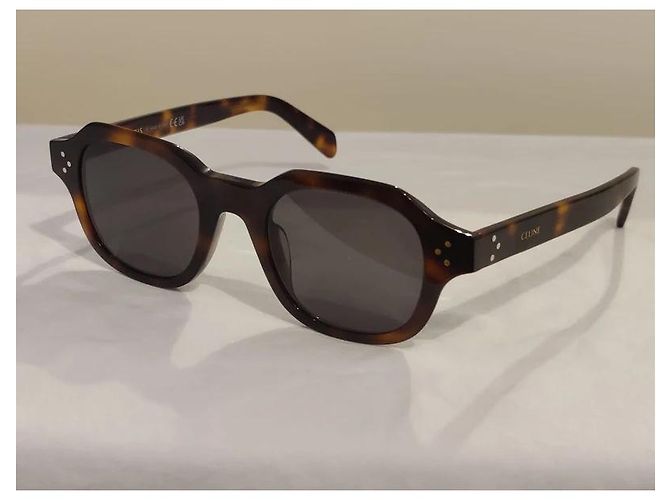 Céline CELINE SONNENBRILLE SCHWARZER RAHMEN 60 AUS ACETAT Braun - Ansicht 6