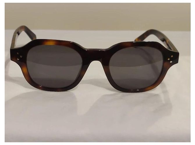 Céline CELINE SONNENBRILLE SCHWARZER RAHMEN 60 AUS ACETAT Braun - Ansicht 8
