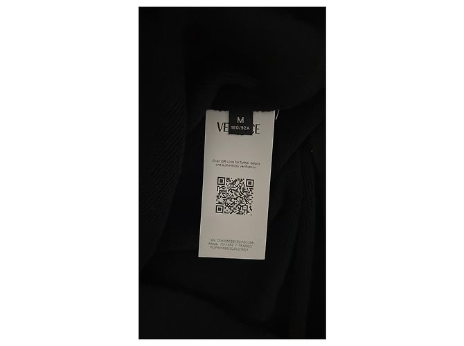 Versace Black Cotton Sweater Men M - view 5