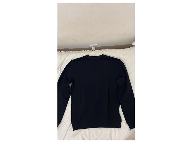 Versace Black Cotton Sweater Men M - view 7