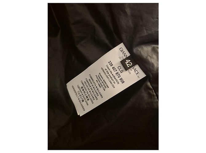 Chaqueta de Plumas Versus Versace Negra Damasco León Negro - vista 3