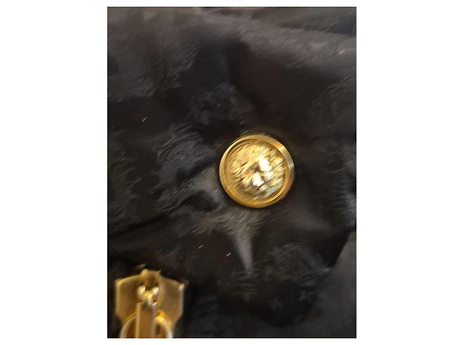 Chaqueta de Plumas Versus Versace Negra Damasco León Negro - vista 5