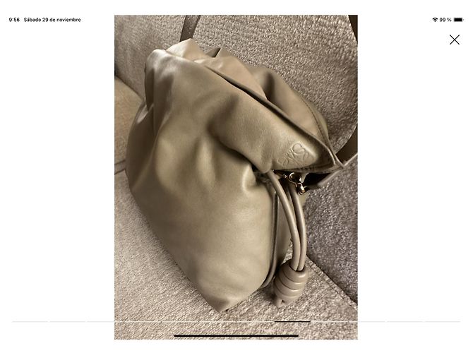 Loewe Flamenco Ledertasche Grau - Ansicht 4