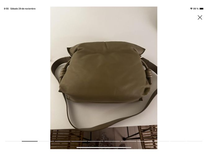 Loewe Flamenco Ledertasche Grau - Ansicht 7