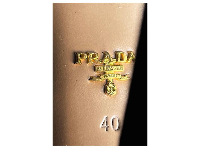 2000s Prada Milano - Vintage suede booties with silver pearl studs Black Silvery - view 12
