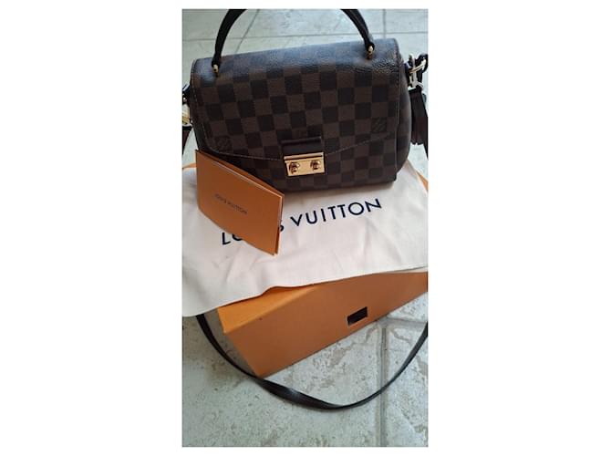 Louis Vuitton Croisette Damier Ebano Marrone - vista 2
