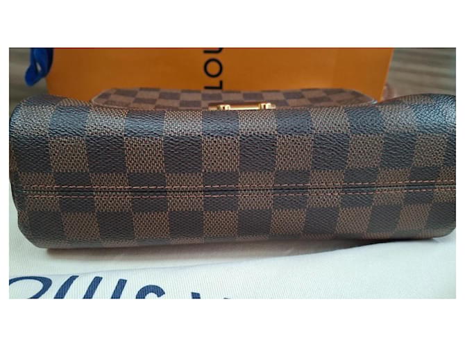 Louis Vuitton Croisette Damier Ebano Marrone - vista 6