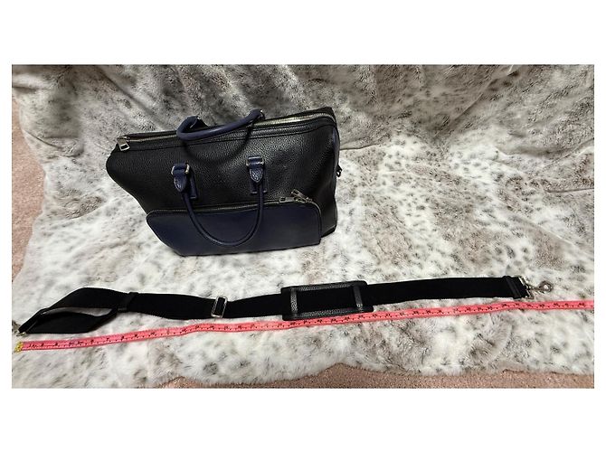 Borsa da viaggio Gucci Cosmopolis (Valigetta) Nero Blu - vista 12