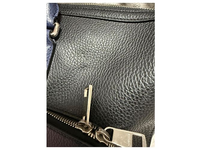 Borsa da viaggio Gucci Cosmopolis (Valigetta) Nero Blu - vista 14