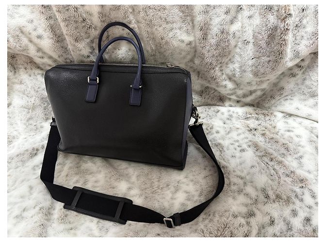 Borsa da viaggio Gucci Cosmopolis (Valigetta) Nero Blu - vista 7