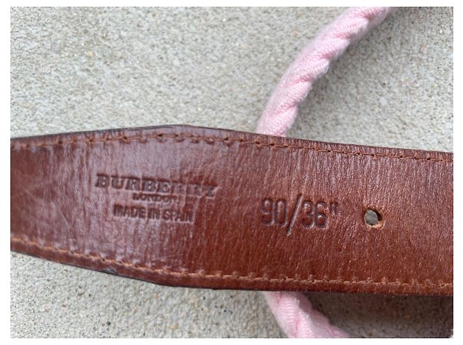 Burberry Vintage Gürtel Pink - Ansicht 6