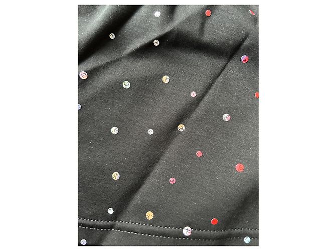 Chanel Shorty Culotte Black CC Pattern Size 36 - view 3
