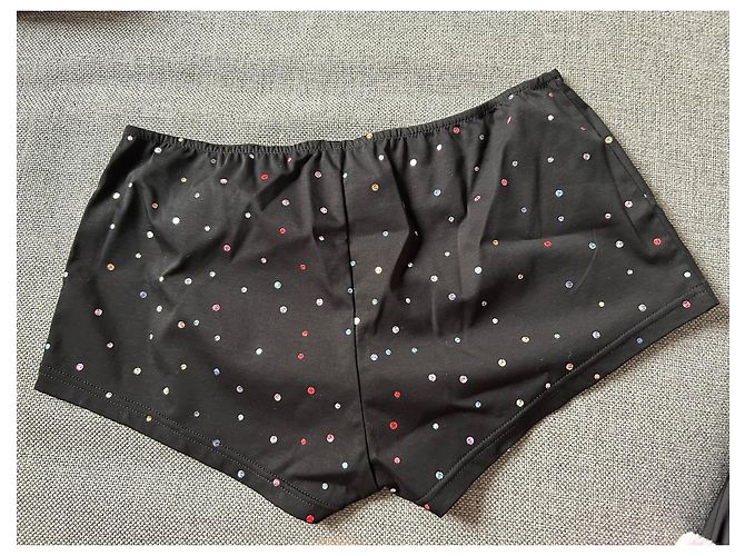 Chanel Shorty Culotte Black CC Pattern Size 36 - view 6