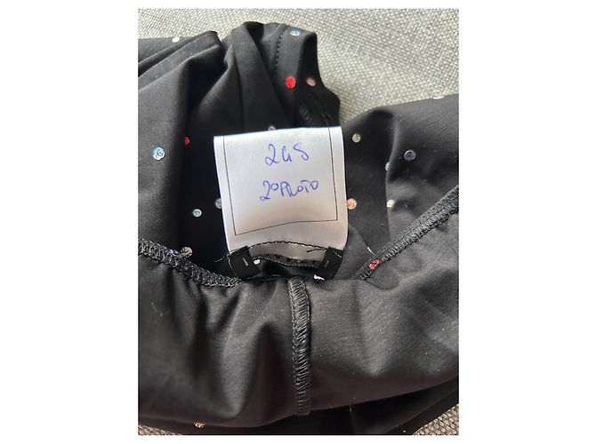 Chanel Shorty Culotte Black CC Pattern Size 36 - view 8