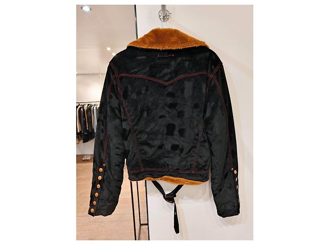 Chaqueta Jean Paul Gaultier Negro Naranja Azul marino - vista 4