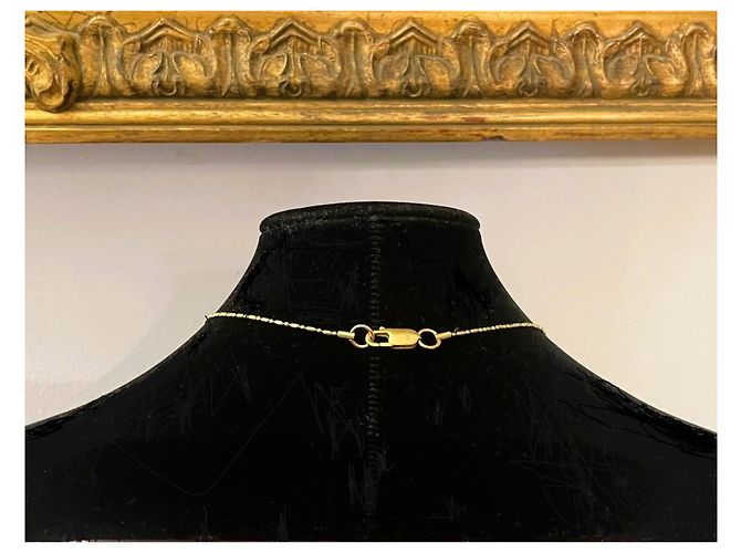 Colar DOLCE & GABBANA em aço dourado com chave 'da felicidade' - vista 4