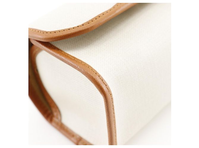 Pochette in PVC Off-white Christian Dior Bianco sporco - vista 4
