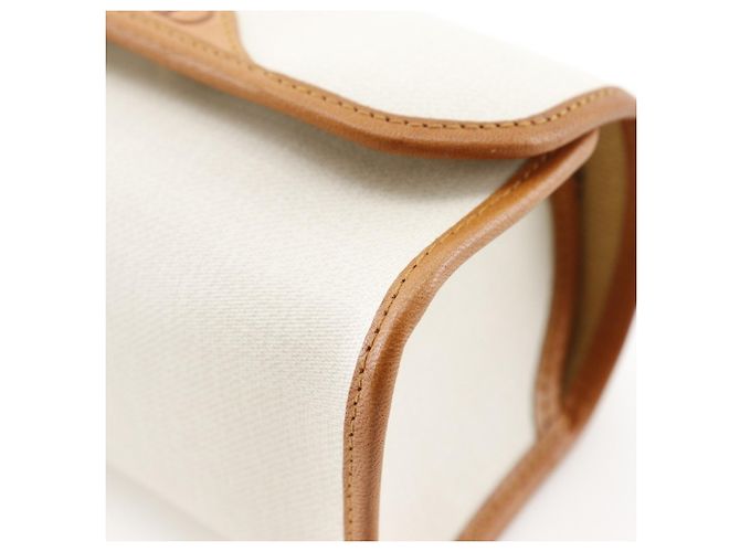 Pochette in PVC Off-white Christian Dior Bianco sporco - vista 5