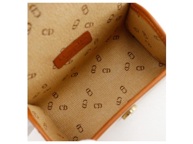 Pochette in PVC Off-white Christian Dior Bianco sporco - vista 6