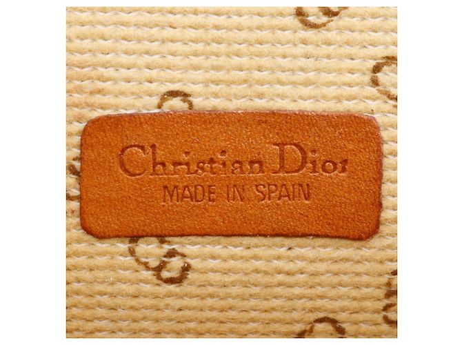 Pochette in PVC Off-white Christian Dior Bianco sporco - vista 8