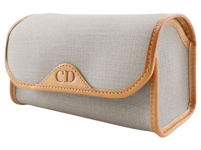Pochette in PVC grigia Christian Dior Marrone - vista 2