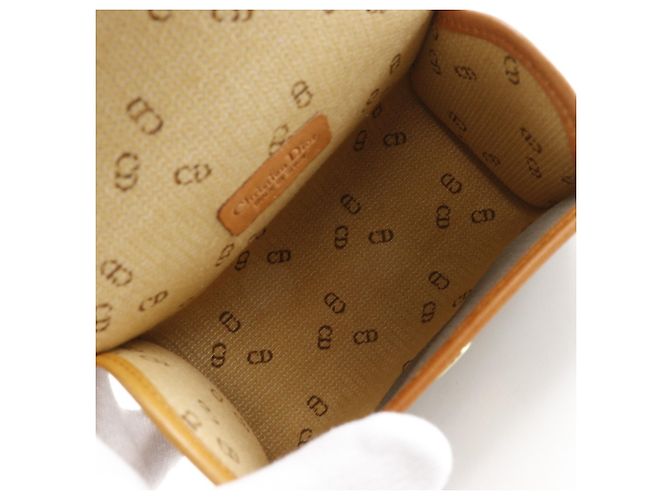 Pochette in PVC grigia Christian Dior Marrone - vista 6