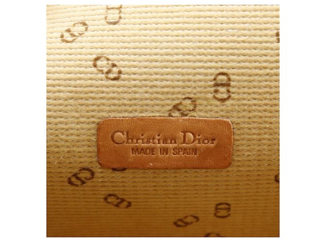 Pochette in PVC grigia Christian Dior Marrone - vista 7