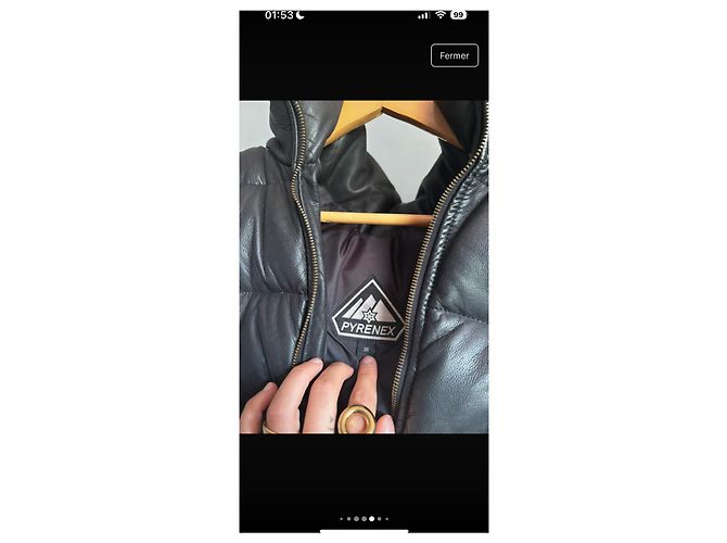 Pyrenex sin mangas negro - vista 6