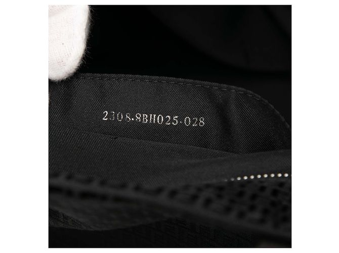 Tote en toile micro Zucchino noir de Fendi - vue 6