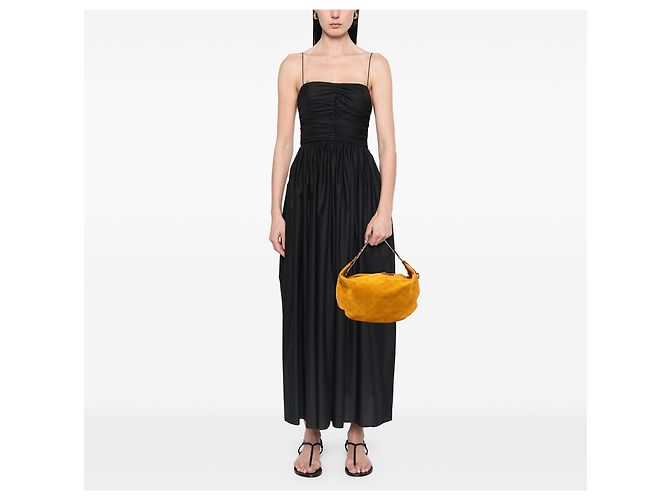 Louis Vuitton Onatah GM in Suede Monogram Giallo - vista 7