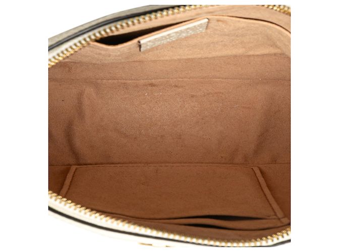 Gucci Marrone Piccolo GG Supreme Flora Ophidia Dome Crossbody Beige - vista 4