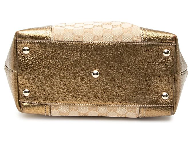 Gucci Braune GG Canvas Princy Tote Beige - Ansicht 3