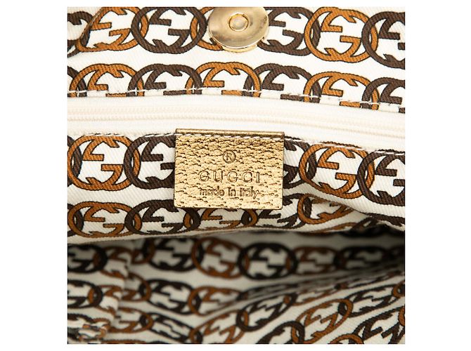 Gucci Braune GG Canvas Princy Tote Beige - Ansicht 5