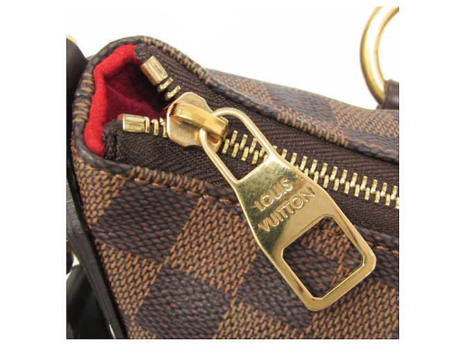 Evora Borsa a mano/sacchetto a spalla Louis Vuitton Damier Évora MM per donne Marrone Damier ebene - vista 14