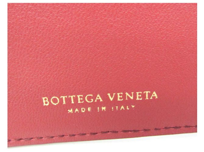 Billetera Compacta Intrecciato Bottega Veneta Roja - vista 15