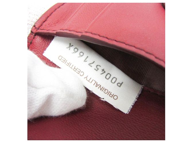 Billetera Compacta Intrecciato Bottega Veneta Roja - vista 17